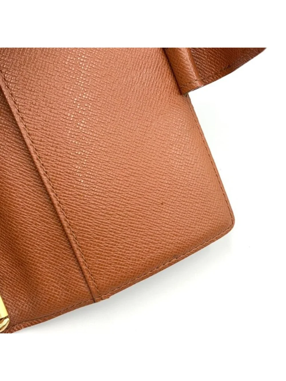 Louis Vuitton Agenda PM Leather Brown Cover Gold